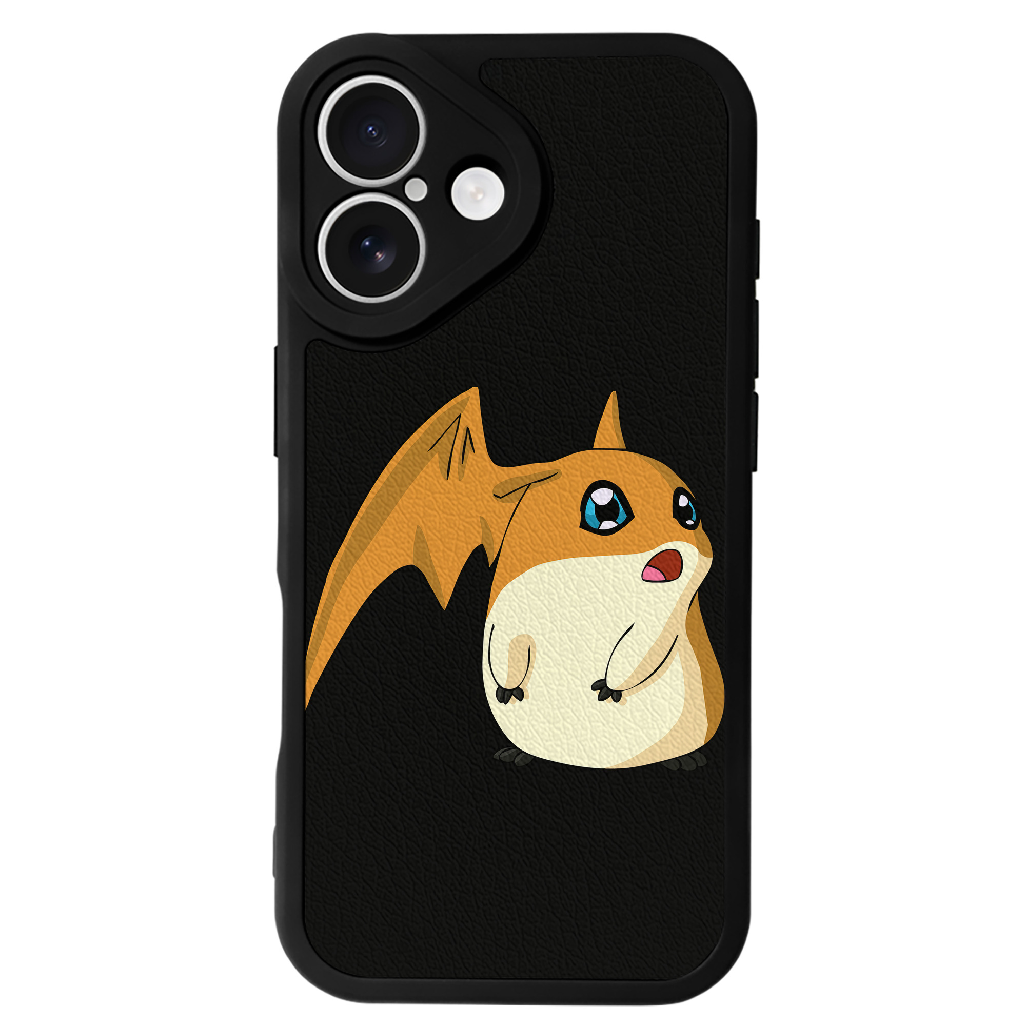 （画像用） Digimon デジタルモンスター/デジモン 【iPhone 16シリーズ対応】シリコンスマホケース（レザー調） 材質：シリコン
